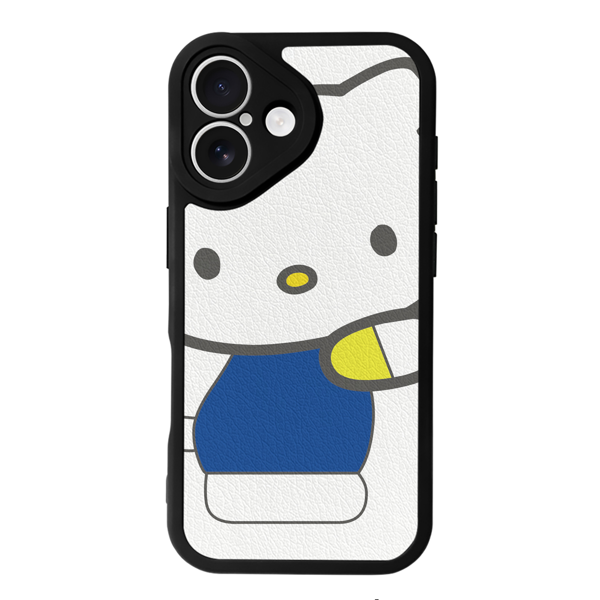 （画像用） Hello Kitty ハローキティ 【iPhone 16シリーズ対応】シリコンスマホケース（レザー調） 材質：シリコン